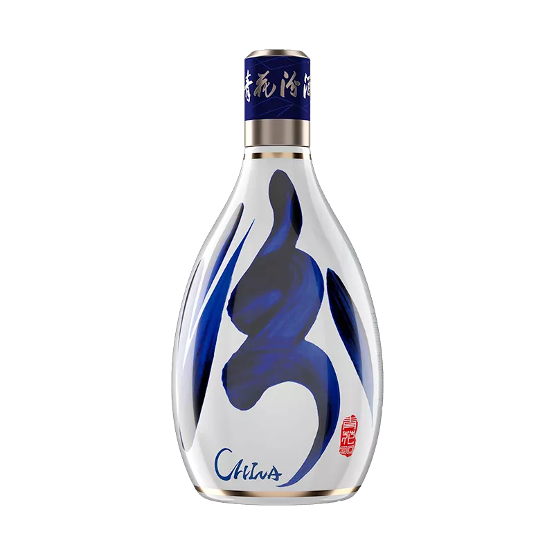 青花汾酒 500ml 53% 汾酒青花30复兴版53度500ml - 知酒行